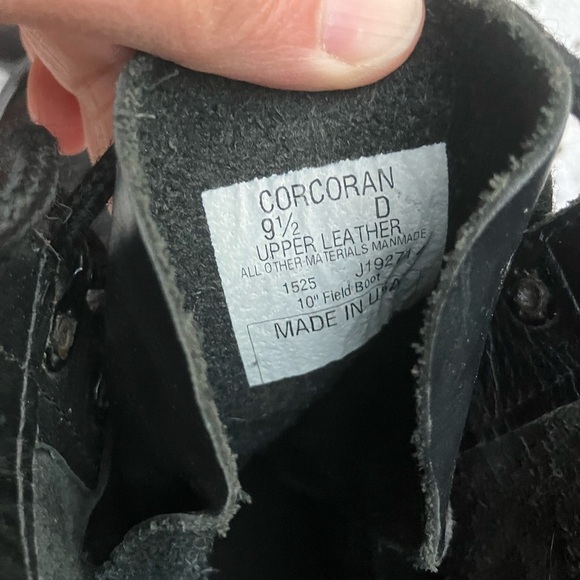 Corcoran Tactical jump boots Black Lace-Up Combat Boots men’s 9.5 made in USA main image 7